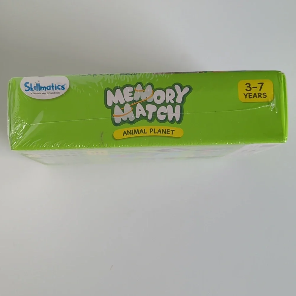 Skillmatics Memory Match animal planet roll match learn family learning game NWT